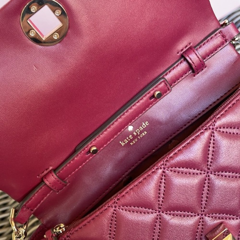 Kate Spade Natalia Crossbody Blackberry Preserve - Picture 10 of 15